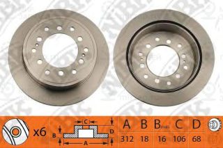 Запчасть NIBK RN1216