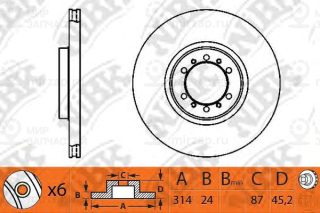 Запчасть NIBK RN1217