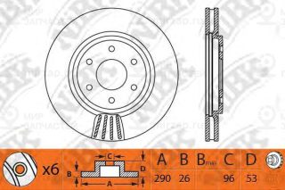 Запчасть NIBK RN1321