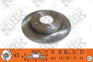 Запчасть NIBK RN1369