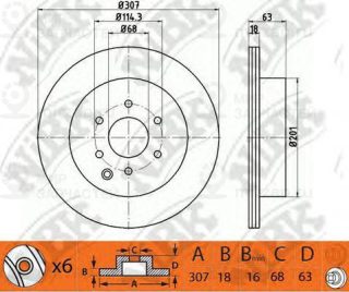 Запчасть NIBK RN1420