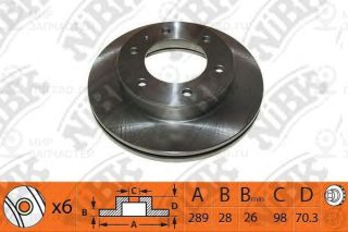 Запчасть NIBK RN1465