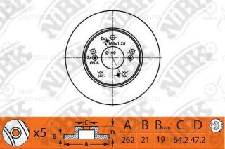 Запчасть NIBK RN1468