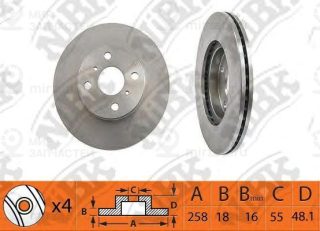 Запчасть NIBK RN1483