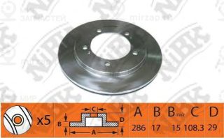 Запчасть NIBK RN1491