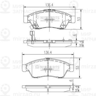 Запчасть NIPPARTS J3608024