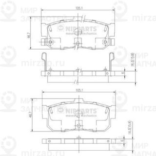 Запчасть NIPPARTS J3611034