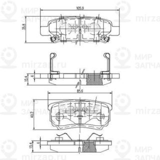 Запчасть NIPPARTS N3615015
