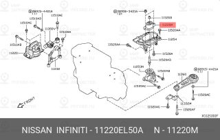 Запчасть NISSAN 11220EL50A