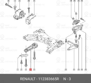 Запчасть NISSAN 112383665R