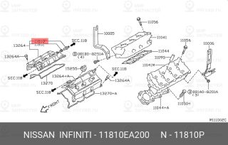 Запчасть NISSAN 11810EA200