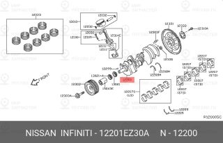 Запчасть NISSAN 12201EZ30A