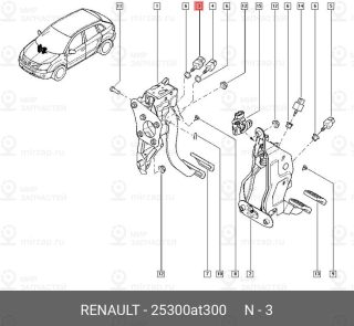 Запчасть NISSAN 25300AT300