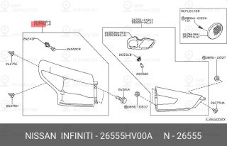 Запчасть NISSAN 26555HV00A