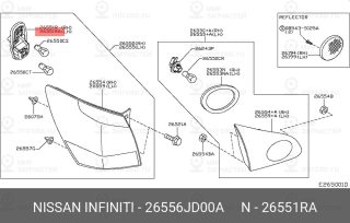 Запчасть NISSAN 26556JD00A