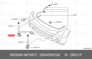 Запчасть NISSAN 286455X20A