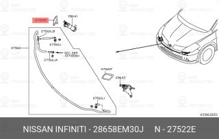 Запчасть NISSAN 28658EM30J