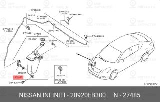 Запчасть NISSAN 28920EB300