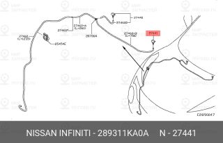 Запчасть NISSAN 289311KA0A