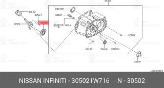 Запчасть NISSAN 305021W716
