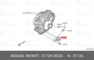 Запчасть NISSAN 317261XE0A