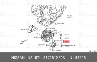 Запчасть NISSAN 317281XF03