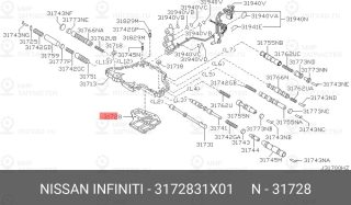 Запчасть NISSAN 3172831X01