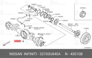 Запчасть NISSAN 32103U840A