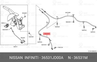 Запчасть NISSAN 36531JD00A