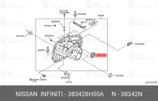 Запчасть NISSAN 383428H50A