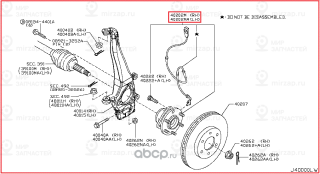 Запчасть NISSAN 402021LA0A