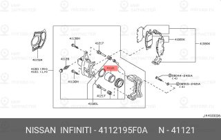 Запчасть NISSAN 4112195F0A