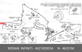 Запчасть NISSAN 46210EB03A
