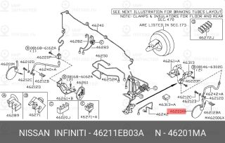 Запчасть NISSAN 46211EB03A