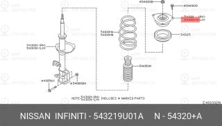 Запчасть NISSAN 543219U01A