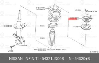 Запчасть NISSAN 54321JD00B
