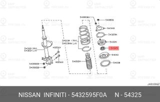 Запчасть NISSAN 5432595F0A