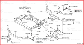 Запчасть NISSAN 545241MA0A
