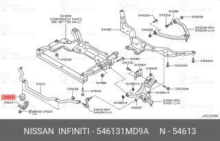 Запчасть NISSAN 546131MD9A