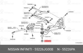 Запчасть NISSAN 55226JG00B