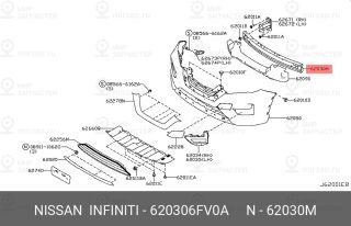 Запчасть NISSAN 620306FV0A