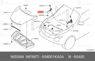 Запчасть NISSAN 654001KA0A