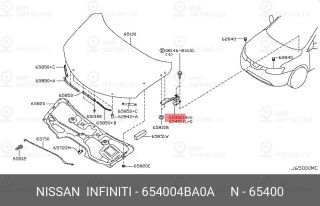 Запчасть NISSAN 654004BA0A