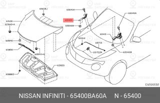 Запчасть NISSAN 65400BA60A