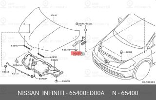 Запчасть NISSAN 65400ED00A