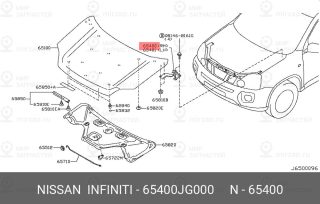 Запчасть NISSAN 65400JG000