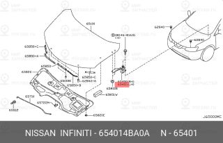 Запчасть NISSAN 654014BA0A