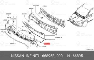 Запчасть NISSAN 66895EL000
