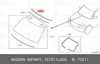 Запчасть NISSAN 727511LA0A