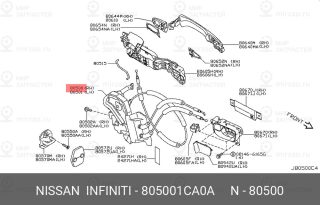 Запчасть NISSAN 805001CA0A